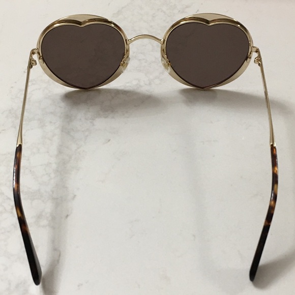 RARE HARD TO FIND Kate Spade “Rosaria” Heart Sunglasses NWOT - Picture 5 of 11